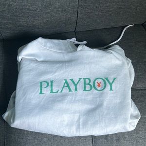Playboy Hoodie Teal Logo